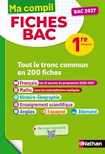 Download this eBook Toutes les matières du tronc commun Première - Ma Compil fiches BAC - Bac 2027 - Français, Histoire-Géographie, Enseignement scientifique et Maths, Anglais, Espagnol, Allemand 1re