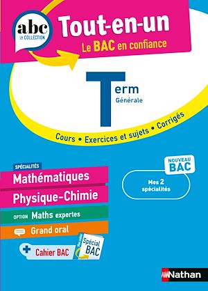 Téléchargez le livre :  ABC Tout en un Mes spécialités Tle - Maths, Physique-Chimie, Maths expertes, Grand Oral - Bac 2026 - Spécialités Terminale + Cahier spécial Bac - Cours, sujets et corrigés - EPUB