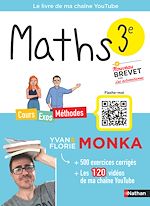 Download this eBook Maths 3e avec Yvan & Florie Monka - Brevet - Le livre de ma chaîne Youtube - Programme de Troisième - 2026-2027
