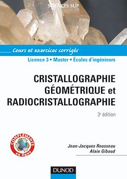 Télécharger le livre :  Cristallographie géométrique et radiocristallographie - 3ème édition - Livre+compléments en ligne