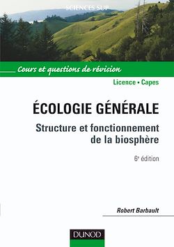 Télécharger le livre :  Écologie générale - 6e éd.