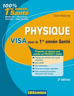 Télécharger le livre :  Physique Visa pour la L1 Santé - 2e édition