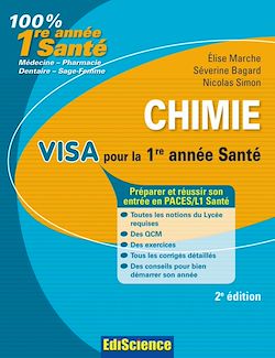 Télécharger le livre :  Chimie Visa pour la L1 Santé - 2e édition