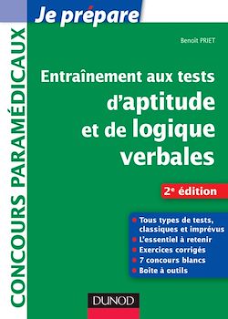 Télécharger le livre :  Entraînement aux tests d'aptitude et de logique verbales - 2e édition
