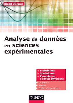 Télécharger le livre :  Analyse de données en sciences expérimentales