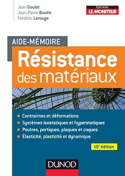 Télécharger le livre :  Aide-mémoire - Résistance des matériaux - 10e éd.