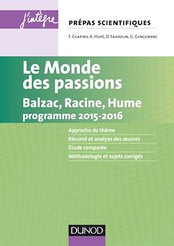 Télécharger le livre :  Le monde des passions prépas scientifiques programme 2015-2016