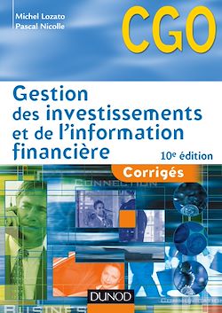 Télécharger le livre :  Gestion des investissements et de l'information financière - 10e éd