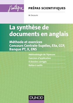 Télécharger le livre :  La synthèse de documents en anglais