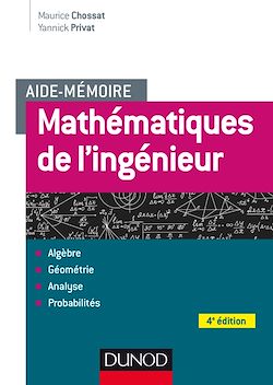 Télécharger le livre :  Aide-mémoire - Mathématiques de l'ingénieur - 4e éd.