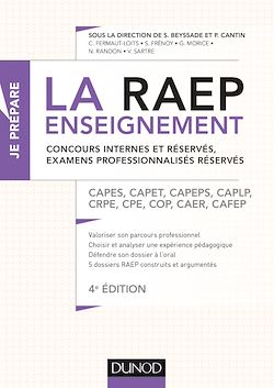 Télécharger le livre :  La Raep enseignement - Concours internes et réservés, examens professionnalisés réservés