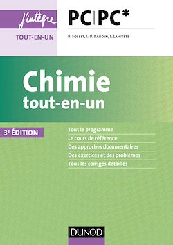 Télécharger le livre :  Chimie tout-en-un PC-PC* - 3e éd