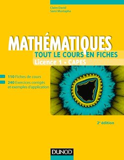 Télécharger le livre :  Mathématiques - Tout le cours en fiches - Licence 1 - Capes - 2e éd