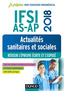 Télécharger le livre :  IFSI-AS-AP 2018 - Actualités sanitaires et sociales