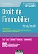 Télécharger le livre :  Droit de l'immobilier 2017/2018