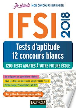 Télécharger le livre :  IFSI 2018 Tests d'aptitude - 12 concours blancs
