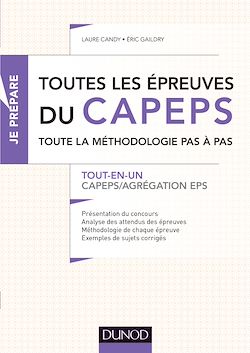 Télécharger le livre :  Toutes les épreuves du CAPEPS et de l'agrégation d'EPS