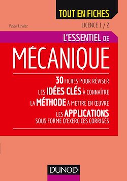 Télécharger le livre :  Mécanique - Licence 1 / 2