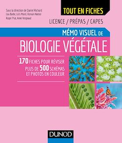 Télécharger le livre :  Mémo visuel de biologie végétale