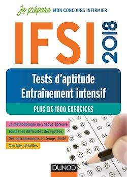 Télécharger le livre :  IFSI 2018 Tests d'aptitude - Entraînement intensif