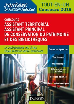 CONCOURS ASSISTANT TERRITORIAL DE CONSERVATION DU PATRIMOINE ET DES BIBLIOTHEQUES - CONCOURS 2019 -