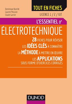 Télécharger le livre :  Electrotechnique - Licence 1 / 2 / IUT