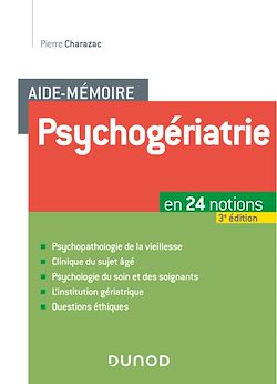 Télécharger le livre :  Aide-mémoire Psychogériatrie - 3e éd