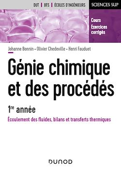 Télécharger le livre :  Génie chimique et des procédés - 1re année