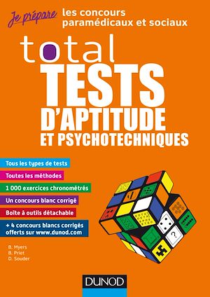 TOTAL TESTS D'APTITUDE ET PSYCHOTECHNIQUES - CONCOURS PARAMEDICAUX ET SOCIAUX - TESTS PSYCHOTECHNIQU