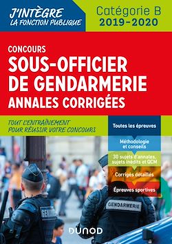 Télécharger le livre :  Concours Sous-officier de gendarmerie