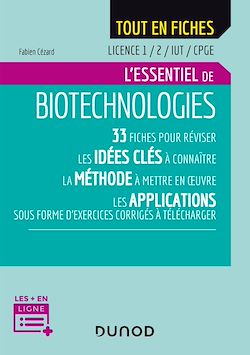 Télécharger le livre :  Biotechnologies - Licence 1/2/IUT/CPGE