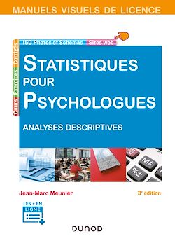 Télécharger le livre :  Manuel visuel - Statistiques pour psychologues 3ed