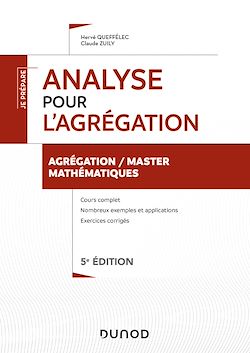 Télécharger le livre :  Analyse pour l'agrégation - Agrégation/Master Mathématiques