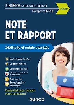 Télécharger le livre :  Note et Rapport - Méthode et Sujets corrigés