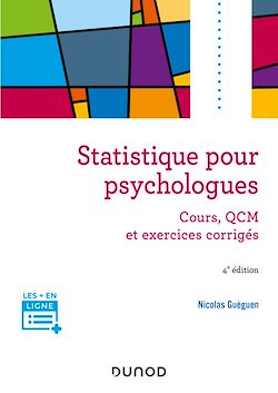 Télécharger le livre :  Statistique pour psychologues - 4e éd.