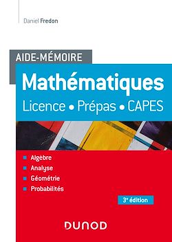 Télécharger le livre :  Aide-Mémoire - Mathématiques - 3e éd.