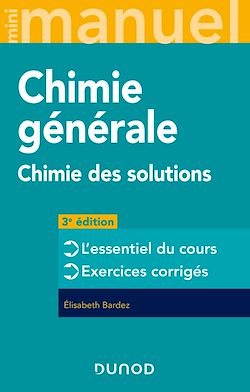 Télécharger le livre :  Mini Manuel - Chimie générale - 3e éd.