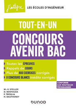 Télécharger le livre :  Concours Avenir Bac  - Tout-en-un