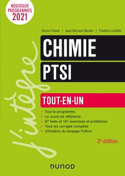 Télécharger le livre :  Chimie PTSI - 2e éd.