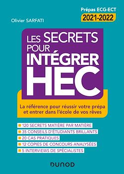 Télécharger le livre :  Les secrets pour intégrer HEC - 4e éd.