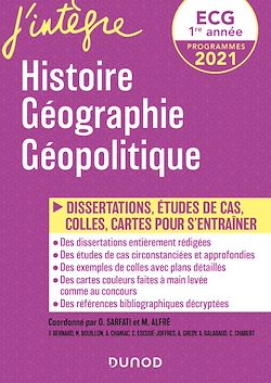 Télécharger le livre :  ECG 1re année - Histoire Géographie Géopolitique - 2021