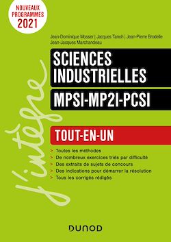 Télécharger le livre :  Sciences industrielles pour l'ingénieur MPSI-MP2I -PCSI
