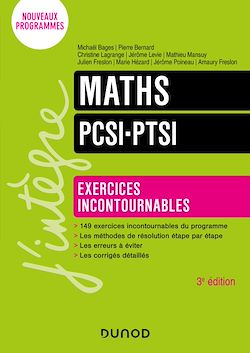 Télécharger le livre :  Maths Exercices incontournables PCSI-PTSI - 3e éd.