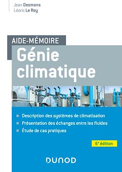 Télécharger le livre :  Aide-mémoire Génie climatique - 6e éd.