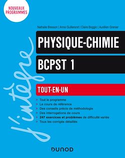 Télécharger le livre :  Physique-Chimie Tout-en-un BCPST 1re année