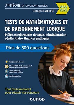 Télécharger le livre :  Tests de mathématiques et de raisonnement logique 2022-2023