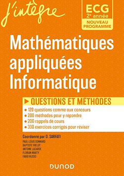 Télécharger le livre :  ECG 2 - Mathématiques appliquées, informatique