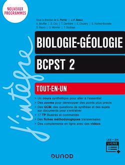 Télécharger le livre :  Biologie-Géologie tout-en-un BCPST 2e année
