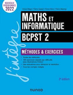 Télécharger le livre :  Maths et informatique BCPST 2 - 5e éd.