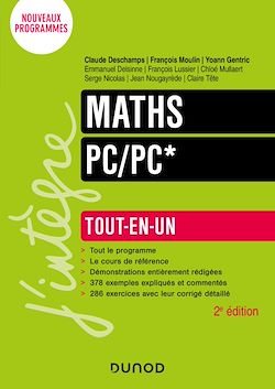 Télécharger le livre :  Maths Tout-en-un PC/PC* - 2e éd.